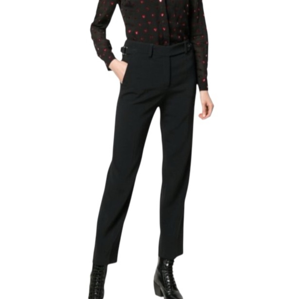 Red Valentino Buckle Trim Tailored Trousers